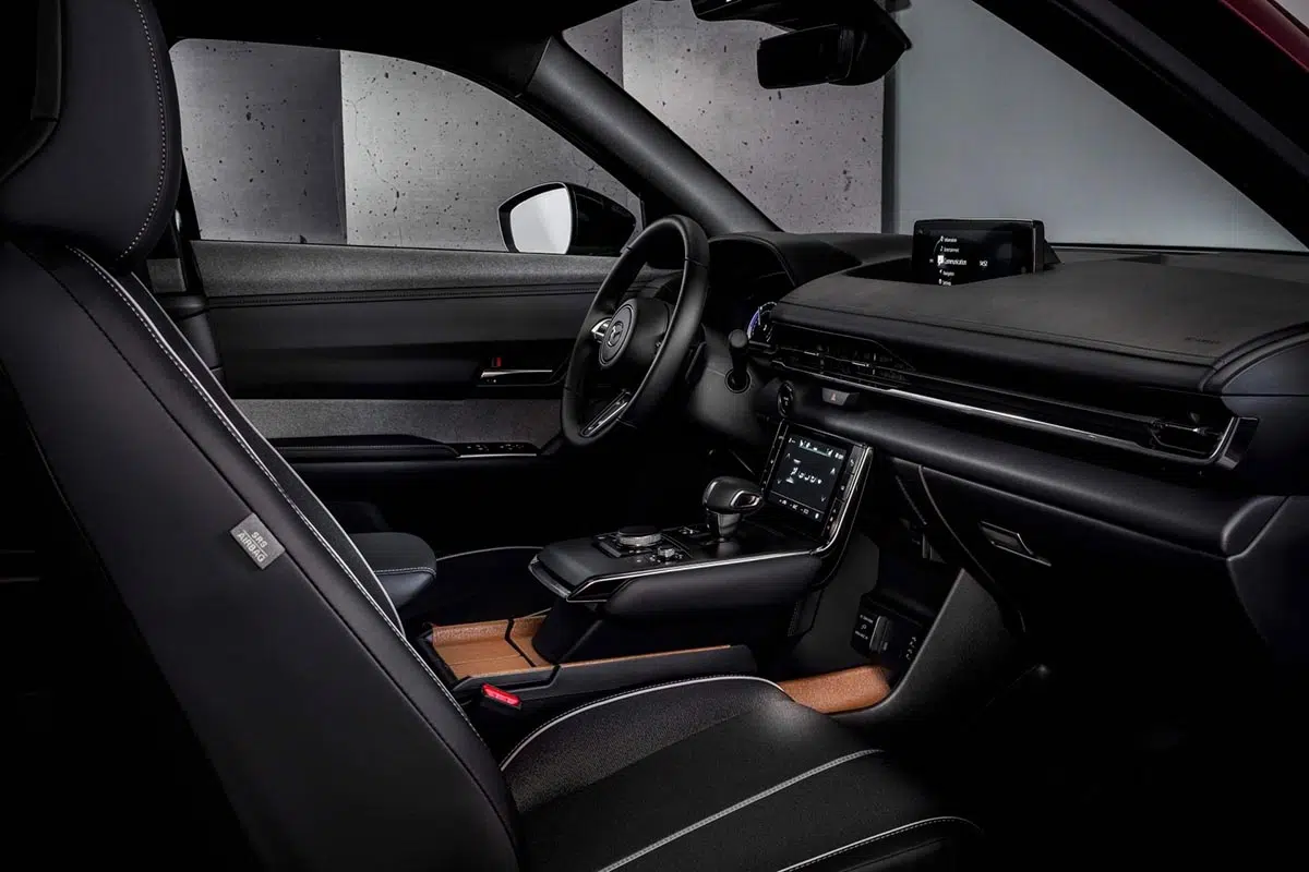 Mazda MX-30 R-EV Interior Drink Digital Wallpaper High-End Materials