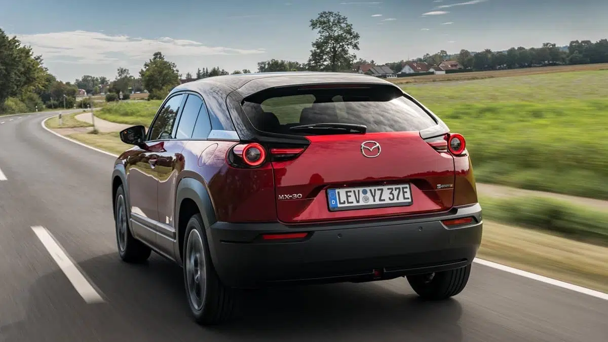 Mazda MX-30 R-EV SUV Rechargeable Hybrid display LED LED Birts 350 Liter