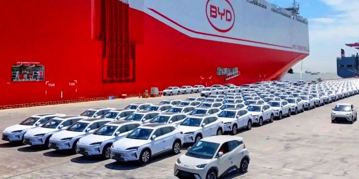 China floods Brazil with cheap byd -electric cars